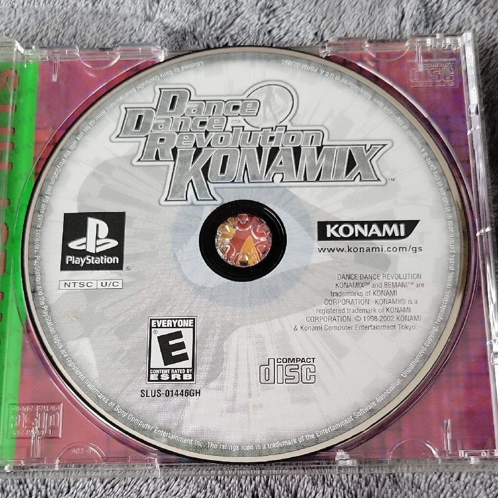 Sony PlayStation Dance Dance Revolution Konamix - Orange and Blue